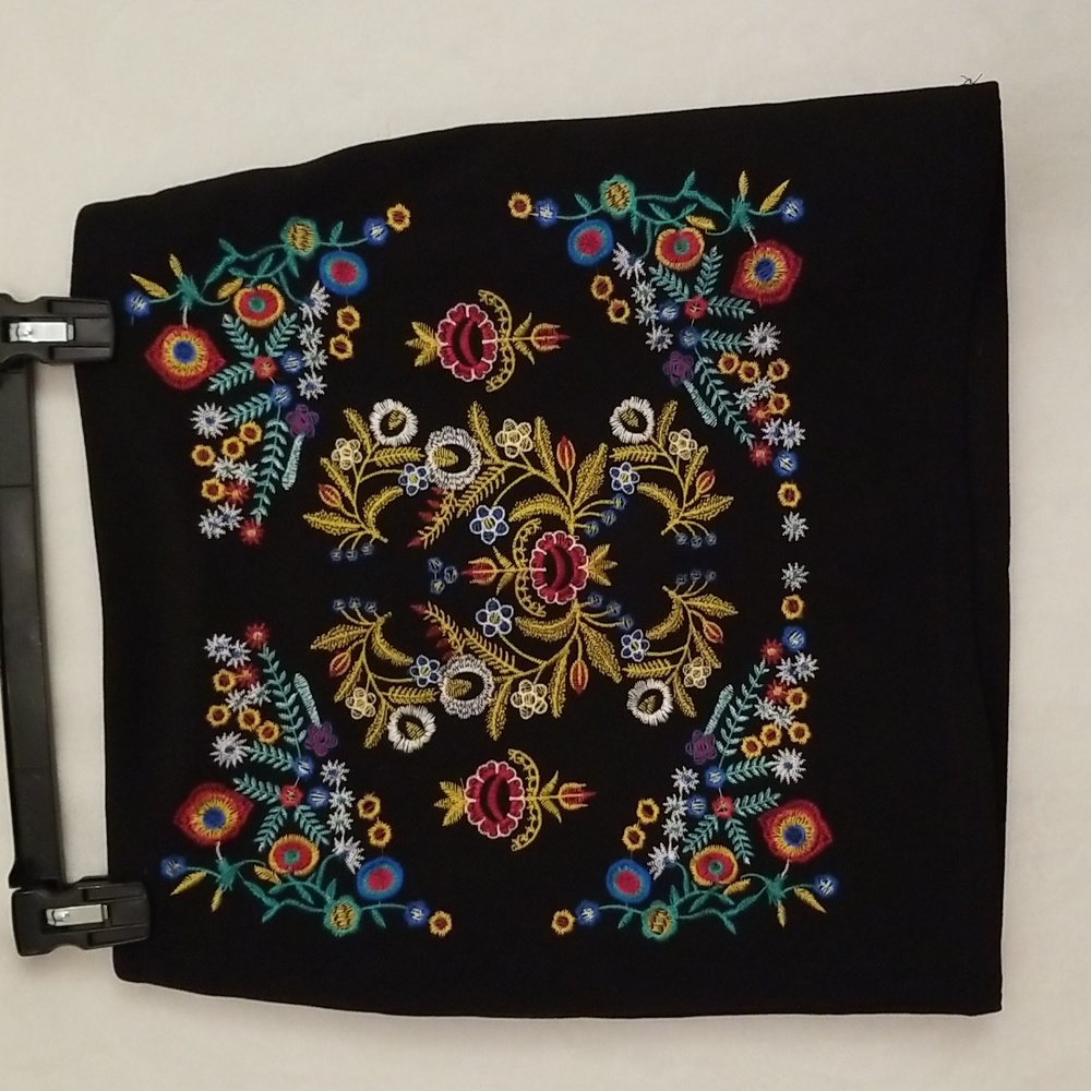 Shein embroidered skirt